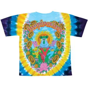 Guru Bear Tie Dye T-shirt sold by Rockabilia product image thumbnail 2