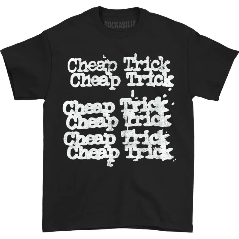 Stacked Logo Black T-shirt sold by Rockabilia