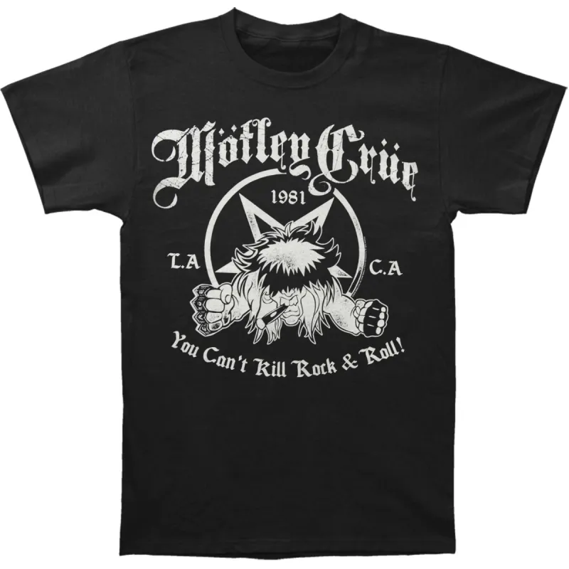 You Can't Kill Rock & Roll Slim Fit T-shirt made by Motley crue