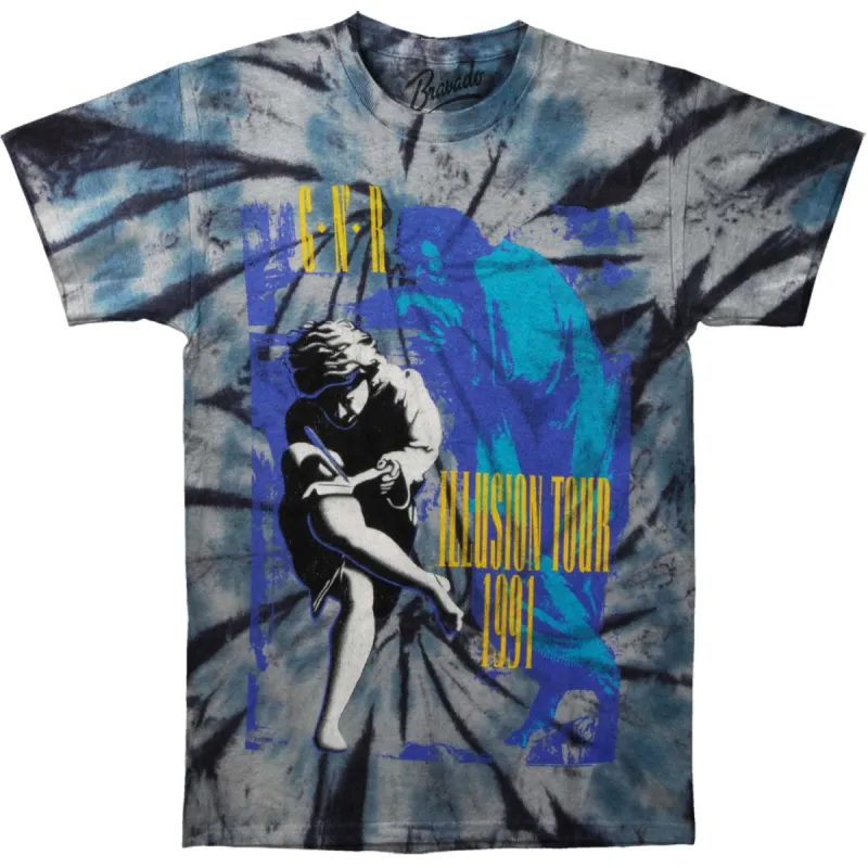 Illusions Tour Tie-Dye Tee Tie Dye T-shirt sold by Rockabilia