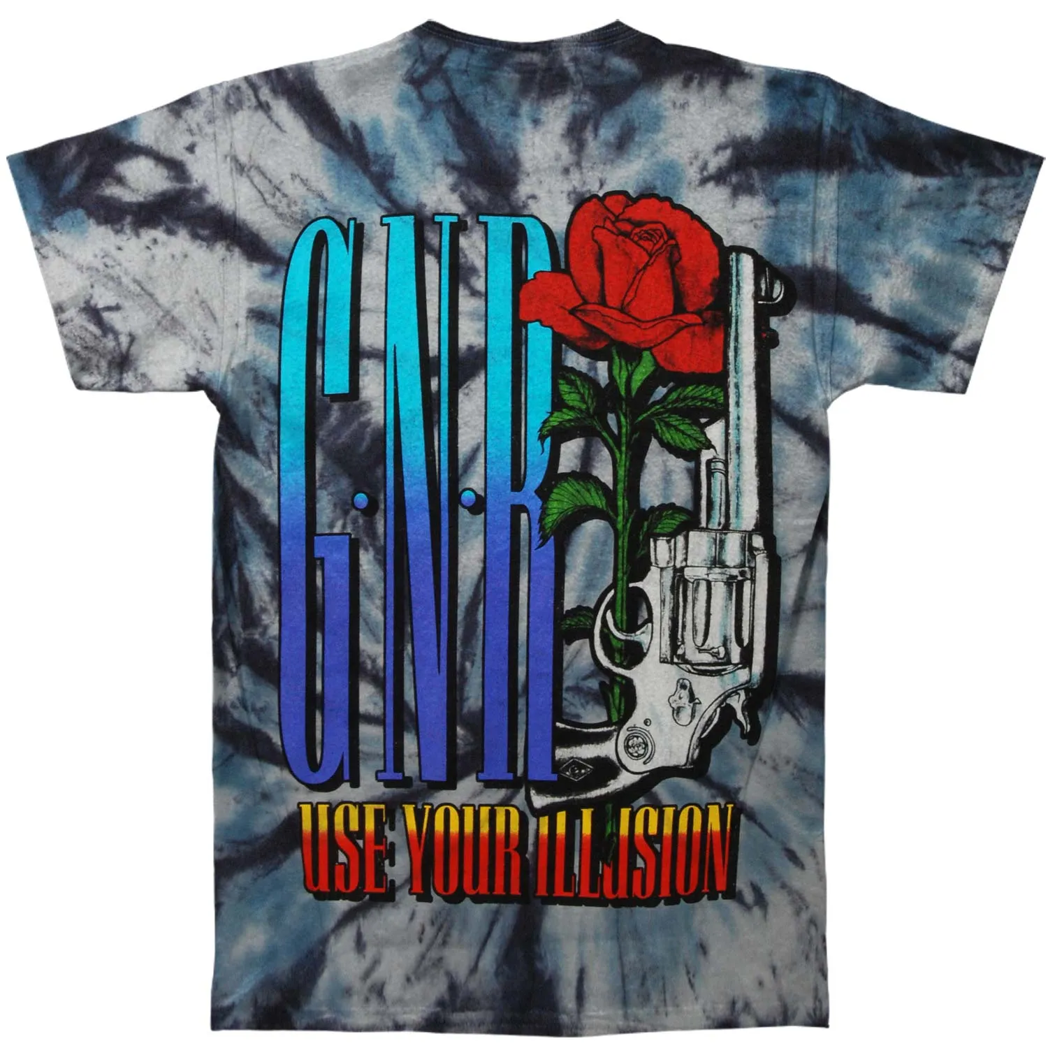 Illusions Tour Tie-Dye Tee Tie Dye T-shirt sold by Rockabilia product image thumbnail 2