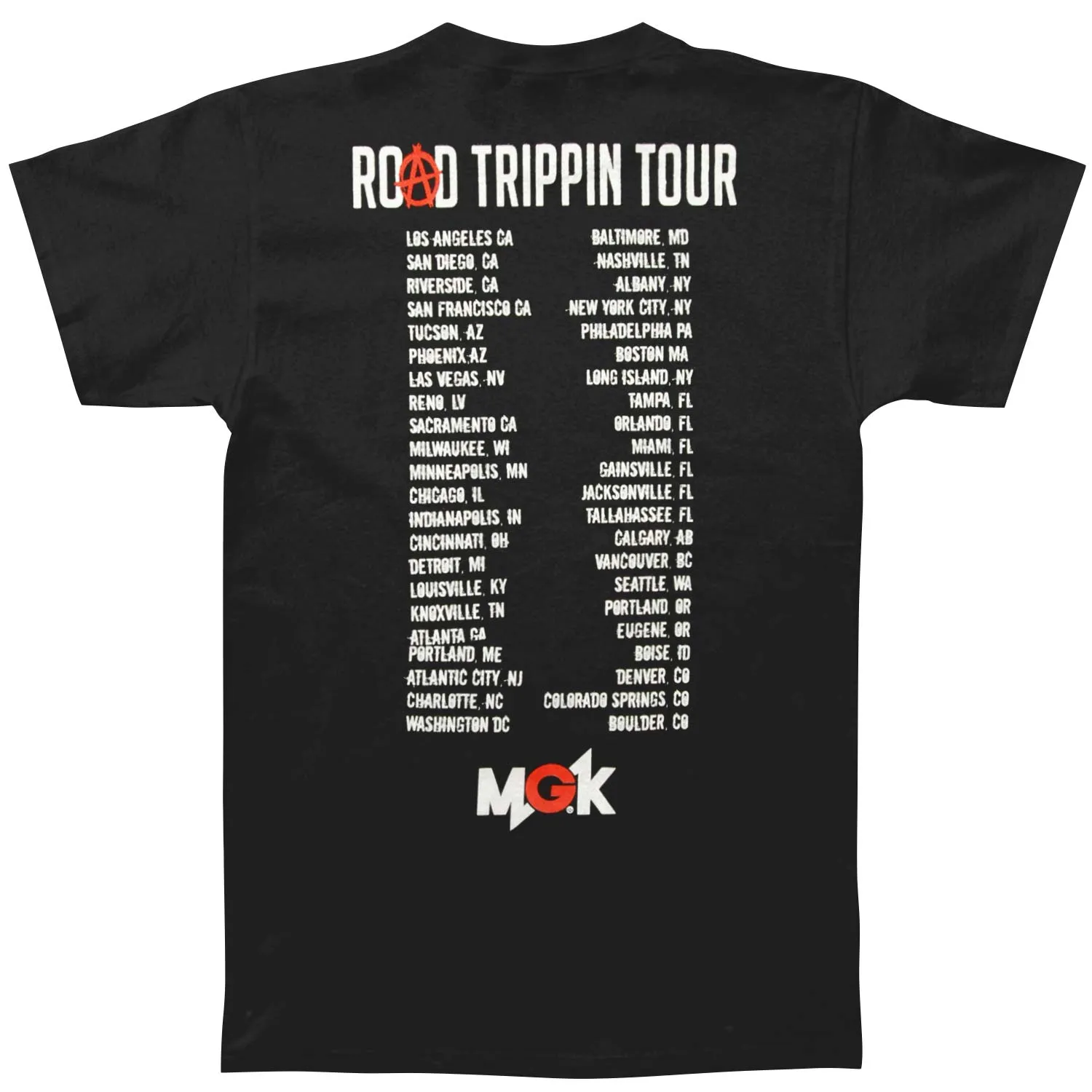Road Trippin' Tour T-shirt sold by Rockabilia product image thumbnail 2