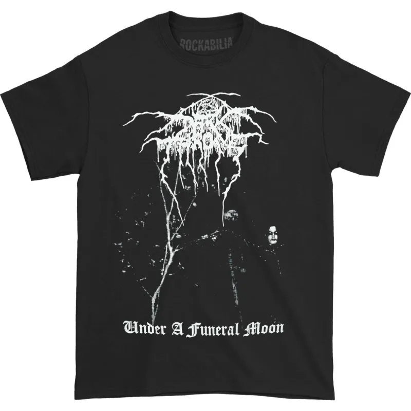 Under A Funeral Moon T-shirt sold by Rockabilia