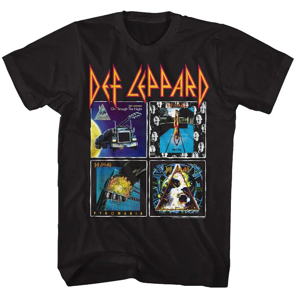 Def Leppard 80salbums T-shirt sold by Rockabilia