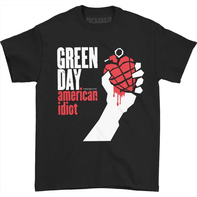 American Idiot Tee (Black) T-shirt sold by Rockabilia