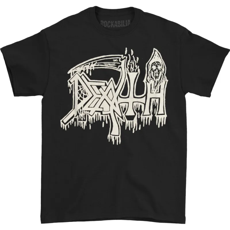 Classic Logo (White on Black) T-shirt sold by Rockabilia