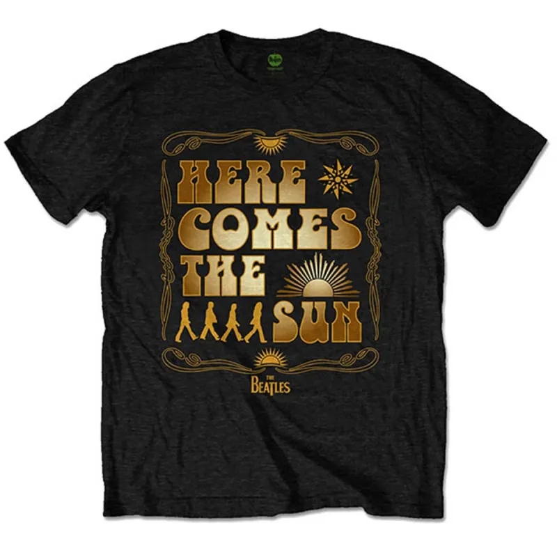 Beatles Here Comes The Sun (Back Print) Slim Fit T-shirt made by The Beatles