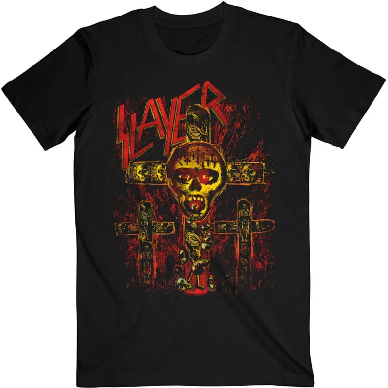 SOS Crucifixion Slim Fit T-shirt sold by Rockabilia