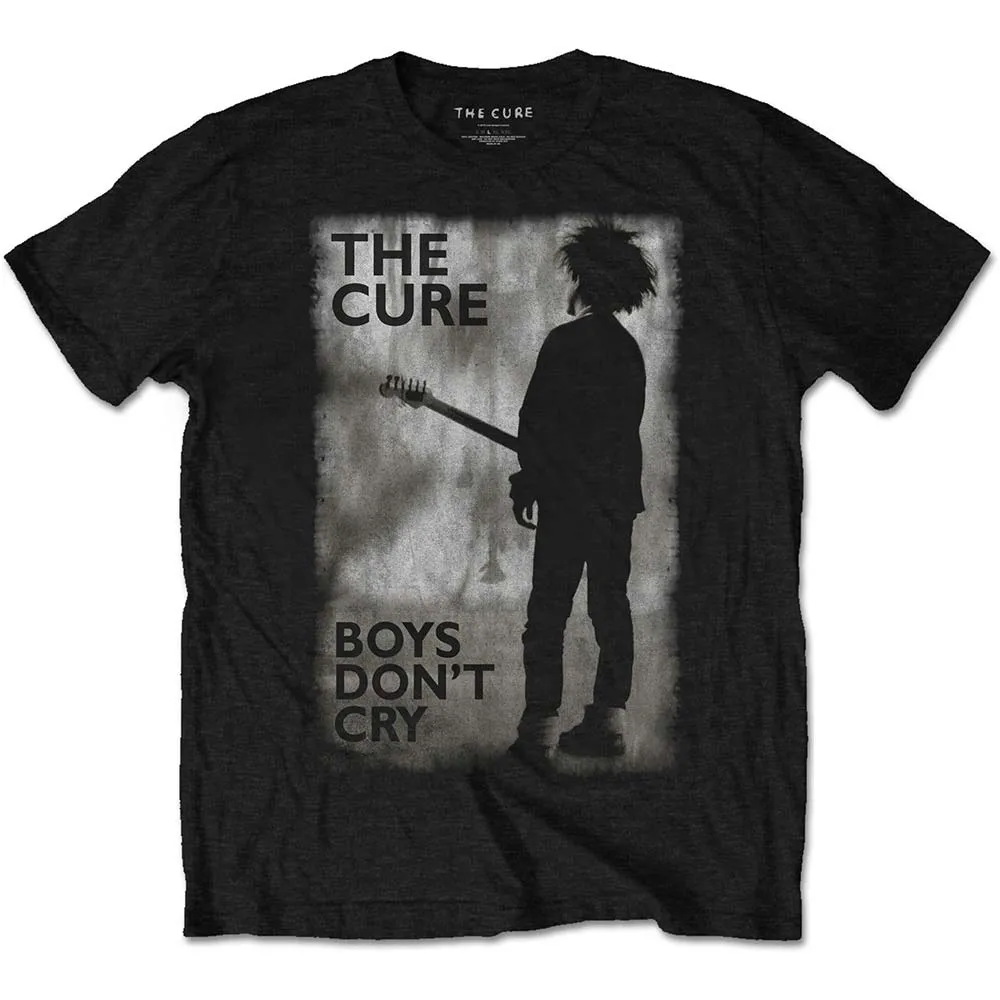 Cure Boys Don't Cry Black & White Slim Fit T-shirt sold by Rockabilia