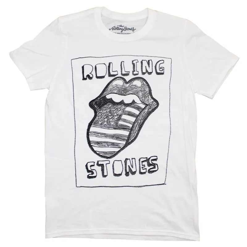 Sketch US Tongue T-shirt sold by Rockabilia
