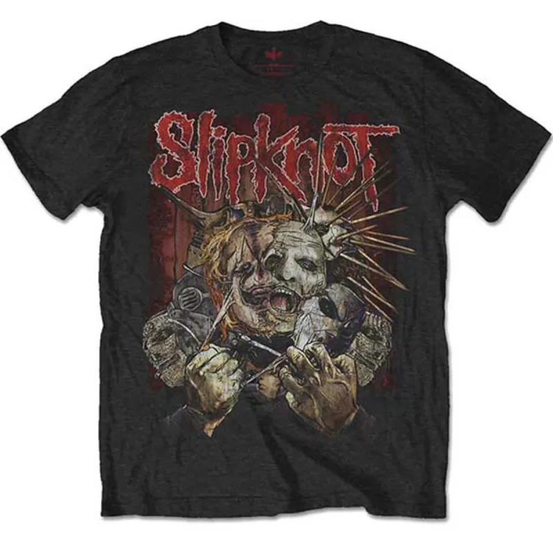 Torn Apart (Back Print) Slim Fit T-shirt made by Rockabilia