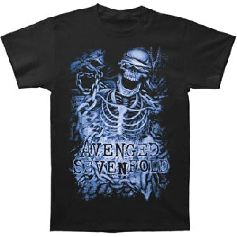 Chained Skeleton T-shirt sold by Rockabilia