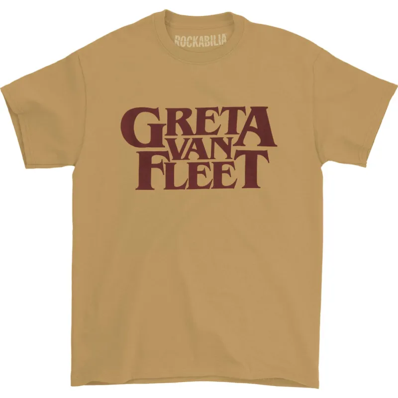 Logo Tee Old Gold T-shirt sold by Rockabilia