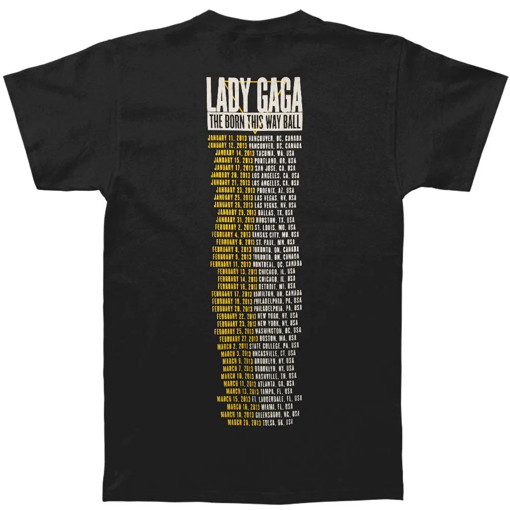 Marry The Night 2013 Tour Slim Fit T-shirt sold by Rockabilia product image thumbnail 2