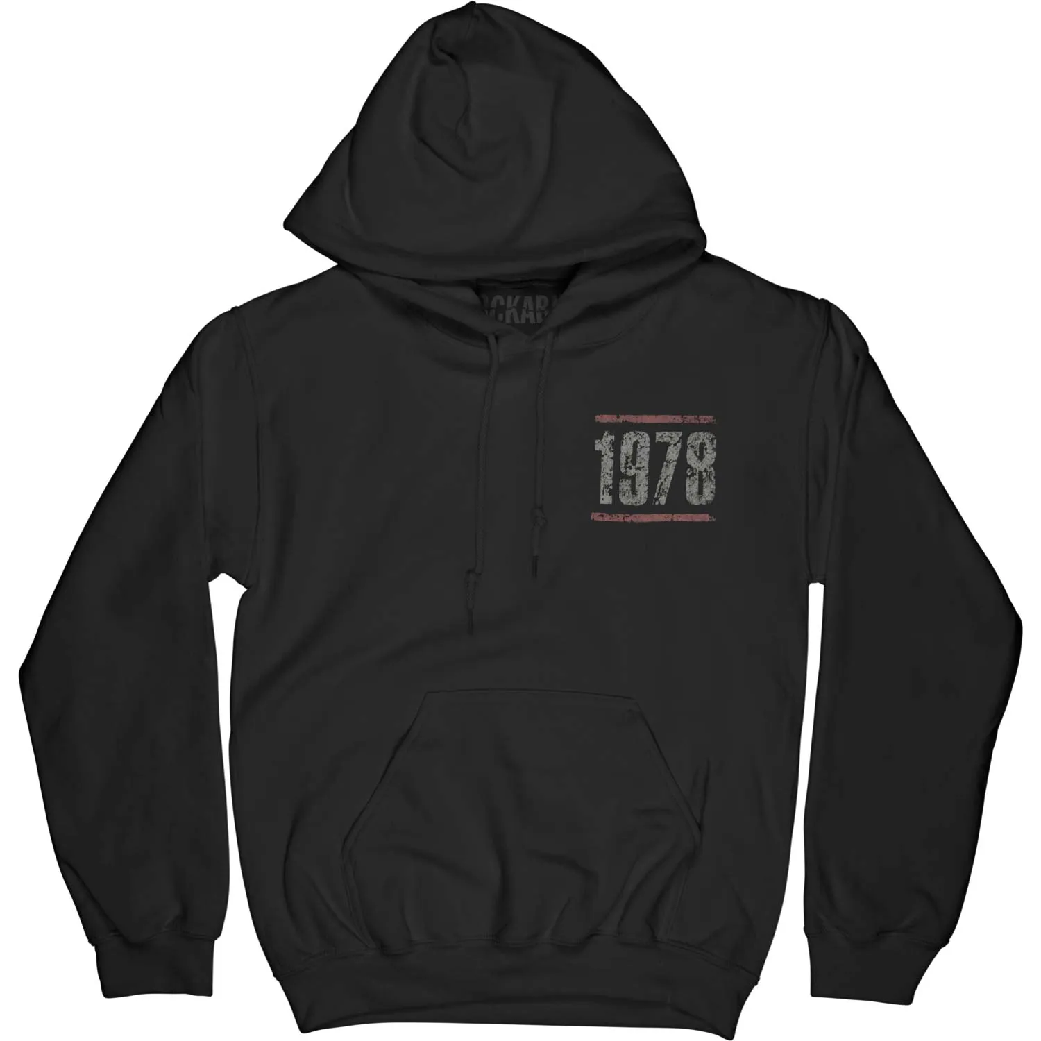 EVH 78 Vintage Wash Black Pullover Hoodie Hooded Sweatshirt sold by Rockabilia