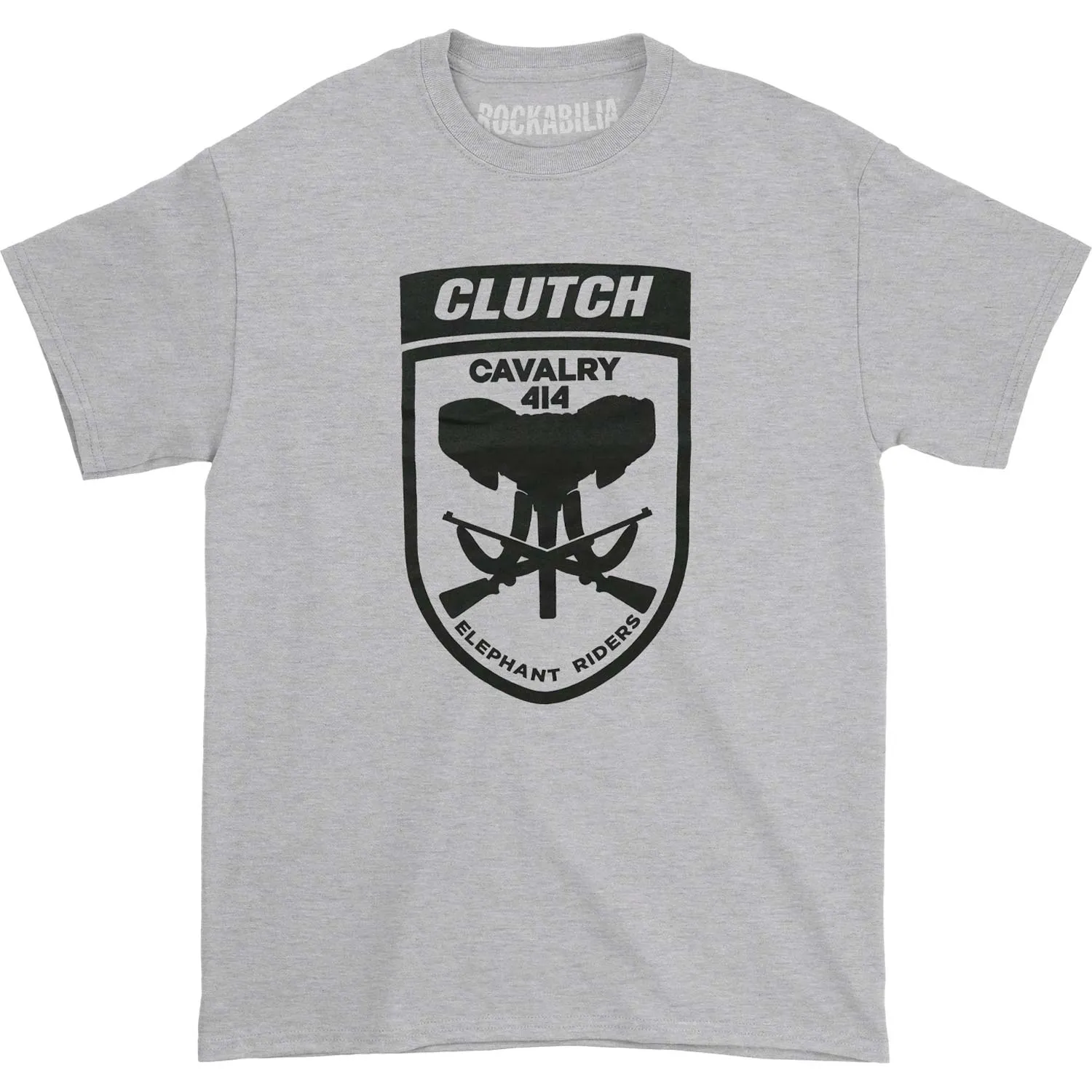 Elephant Riders Heather Grey T-shirt sold by Rockabilia