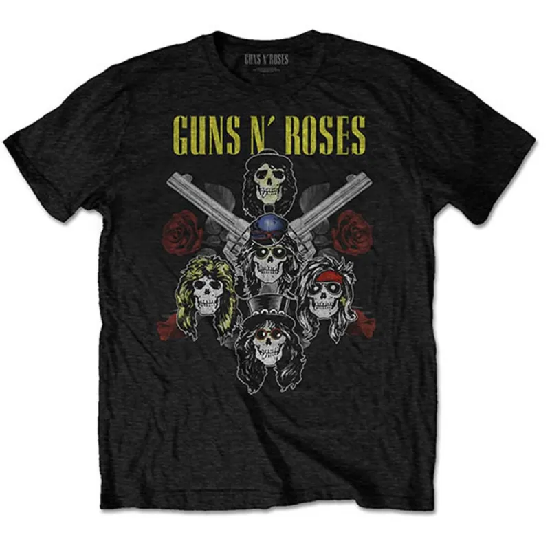 Pistols & Roses (Back Print) Slim Fit T-shirt sold by Rockabilia