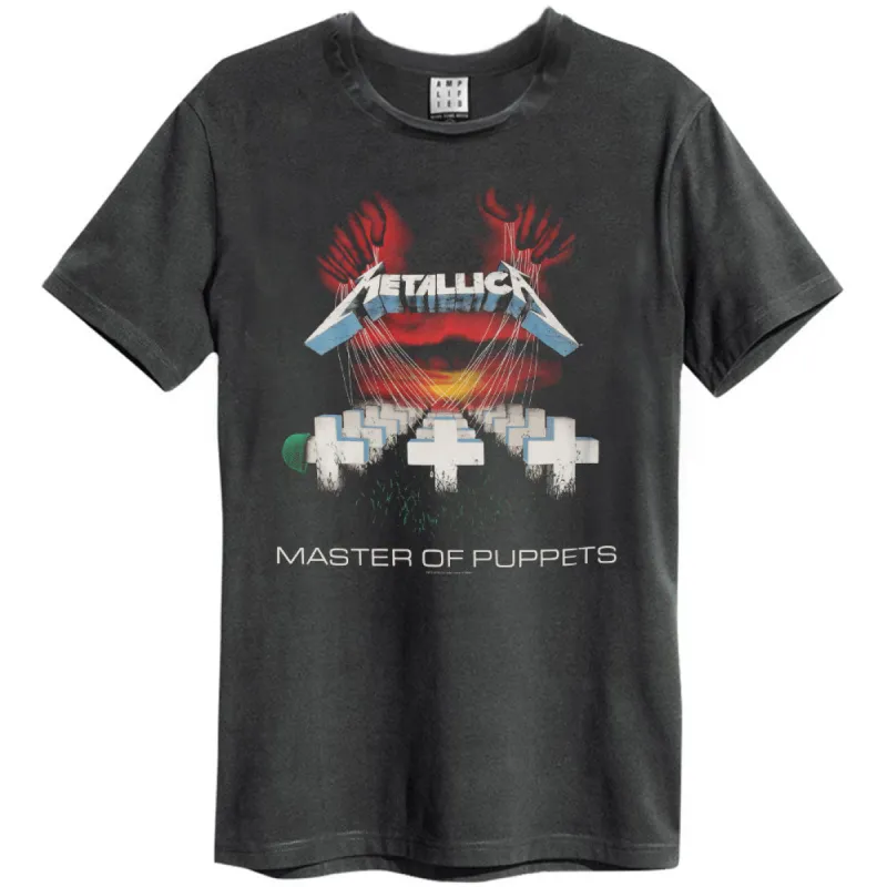 Master Of Puppets Slim Fit T-shirt sold by Rockabilia