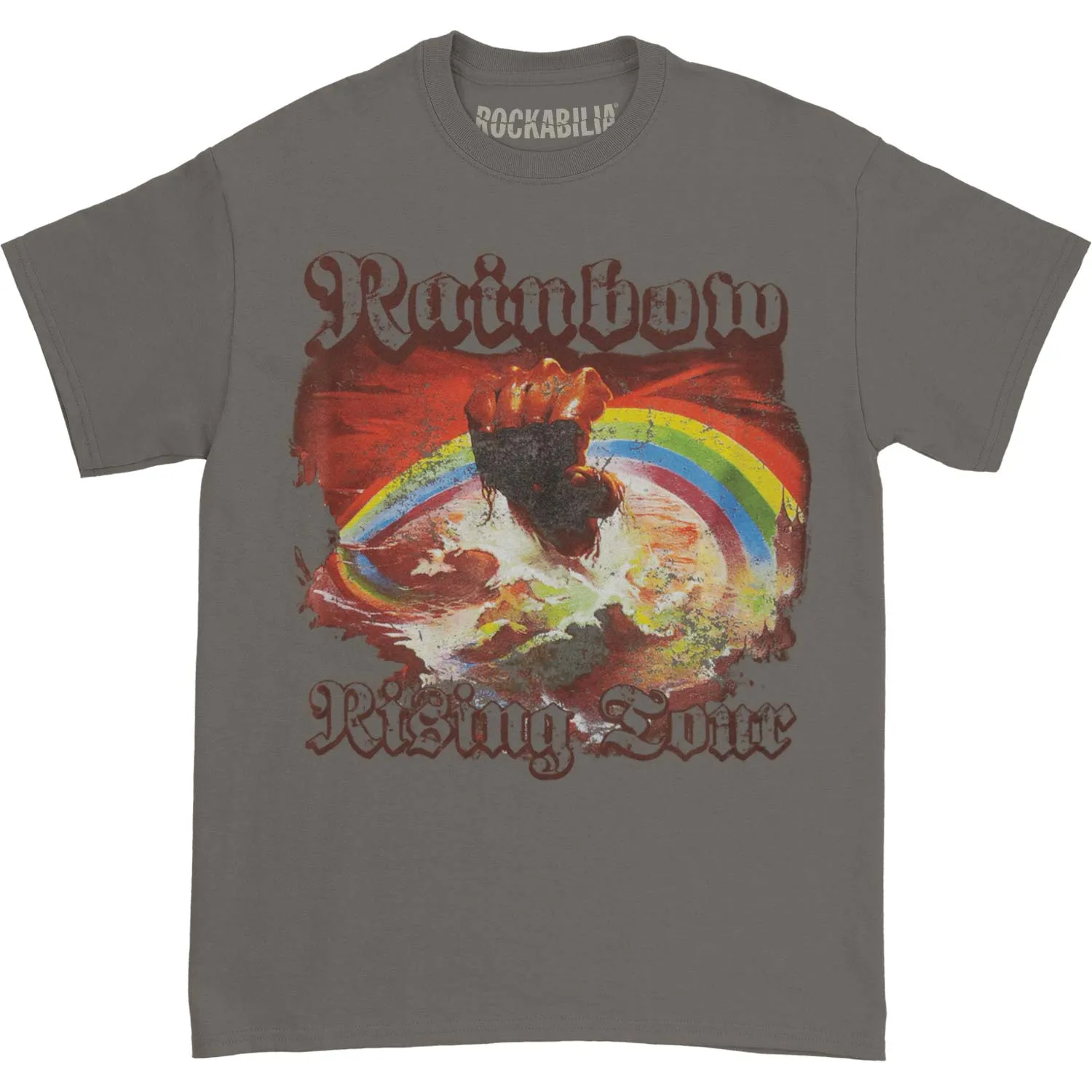 Rainbow Rising 76 Tour T-shirt sold by Rockabilia