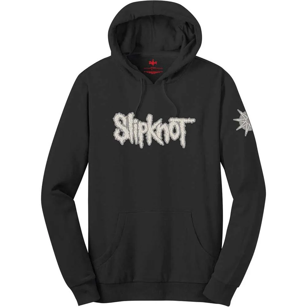 Logo & Star (Applique Motifs) Hooded Sweatshirt sold by Rockabilia