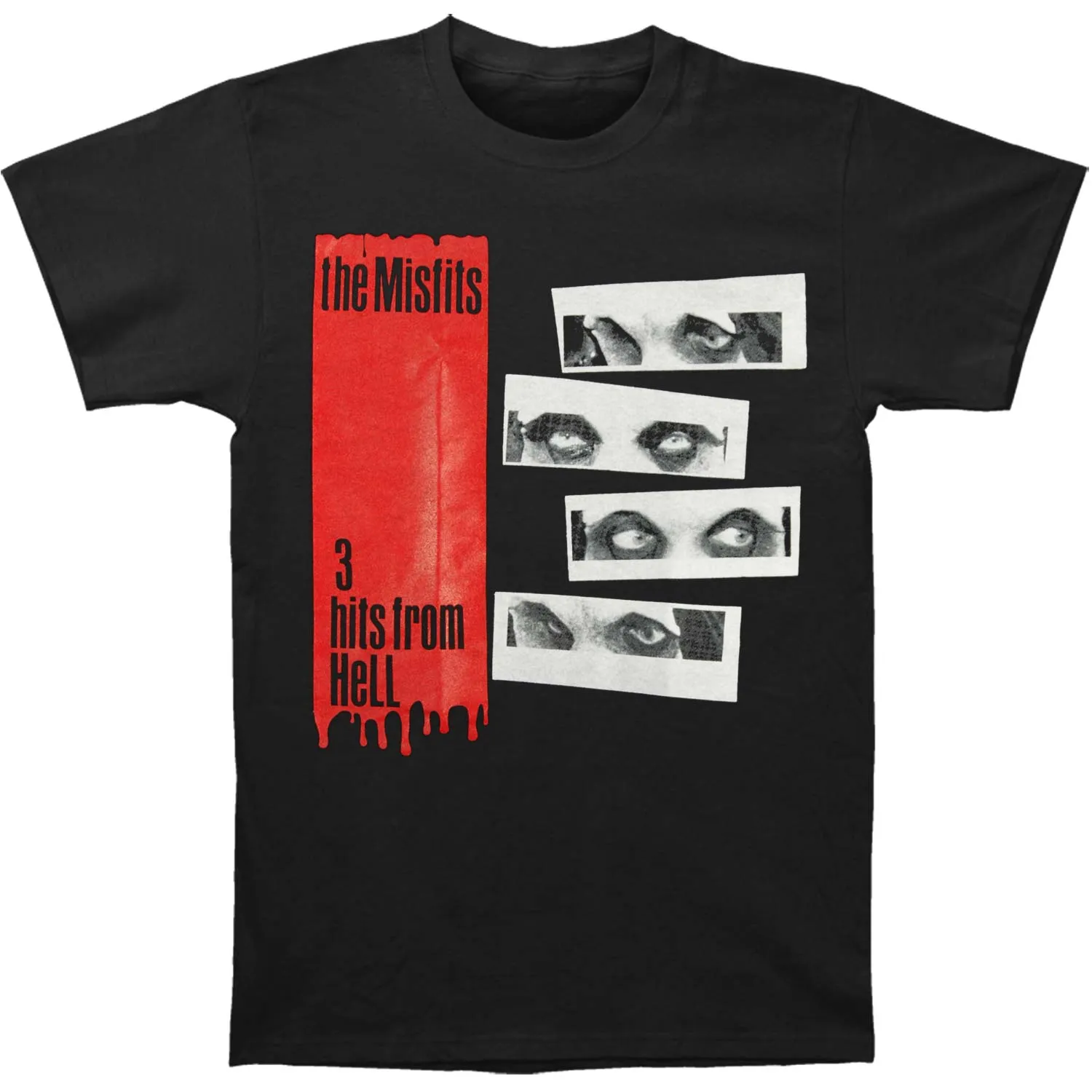 3 Hits From Hell Slim Fit T-shirt sold by Rockabilia