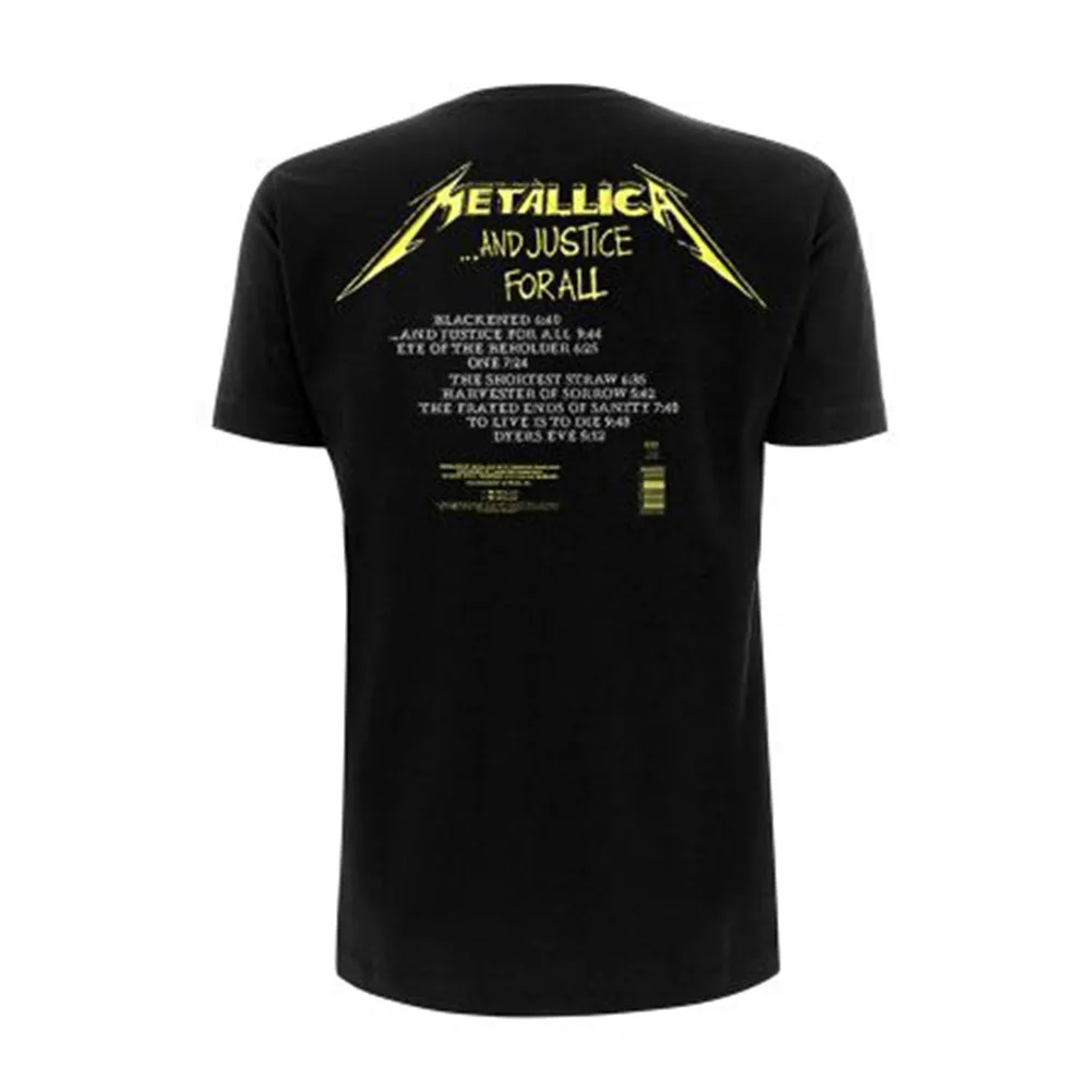 And Justice For All Tracks T-shirt sold by Rockabilia product image thumbnail 2