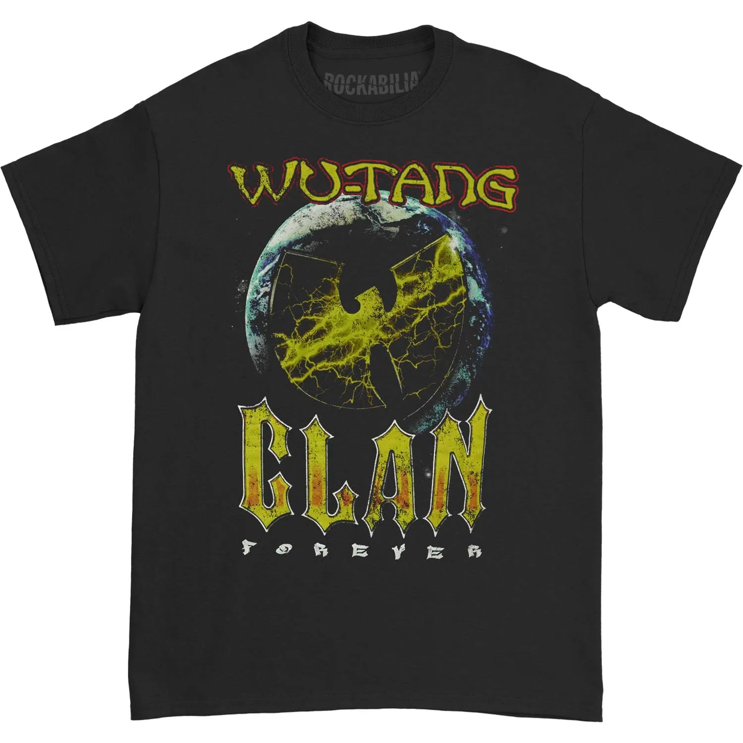 Bat Globe Forever Slim Fit T-shirt sold by Rockabilia