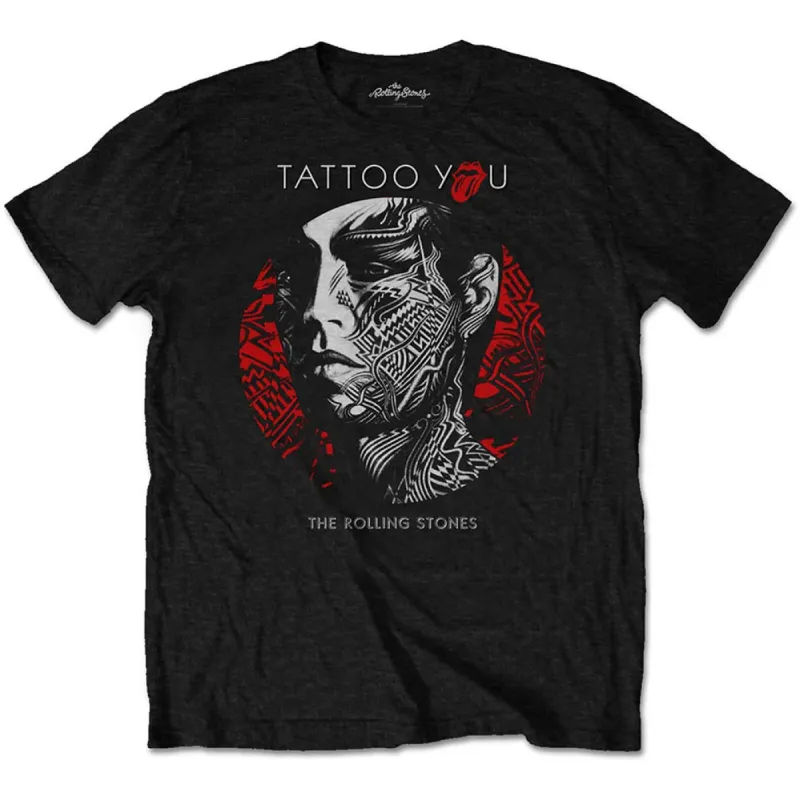 Tattoo You Circle Slim Fit T-shirt sold by Rockabilia