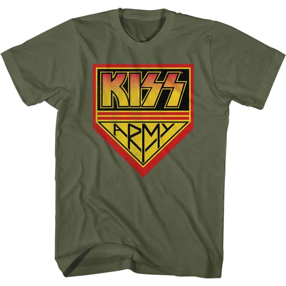 Kissarmygreen T-shirt sold by Rockabilia