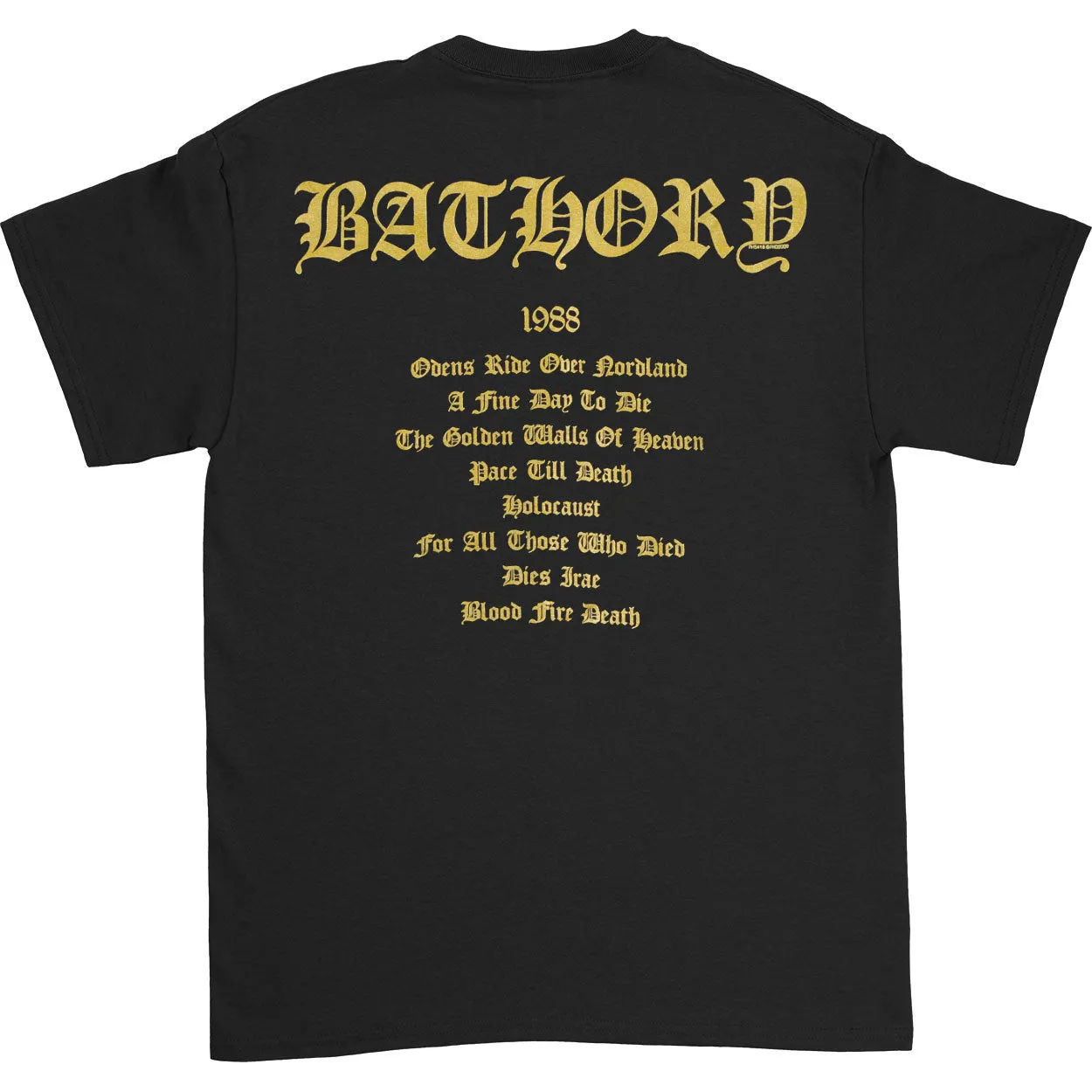 Blood Fire Death T-shirt sold by Rockabilia product image thumbnail 2