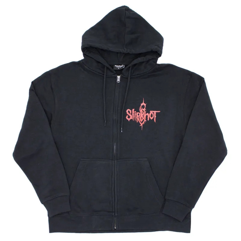 9 Point Star (Back Print) Zippered Hooded Sweatshirt sold by Rockabilia