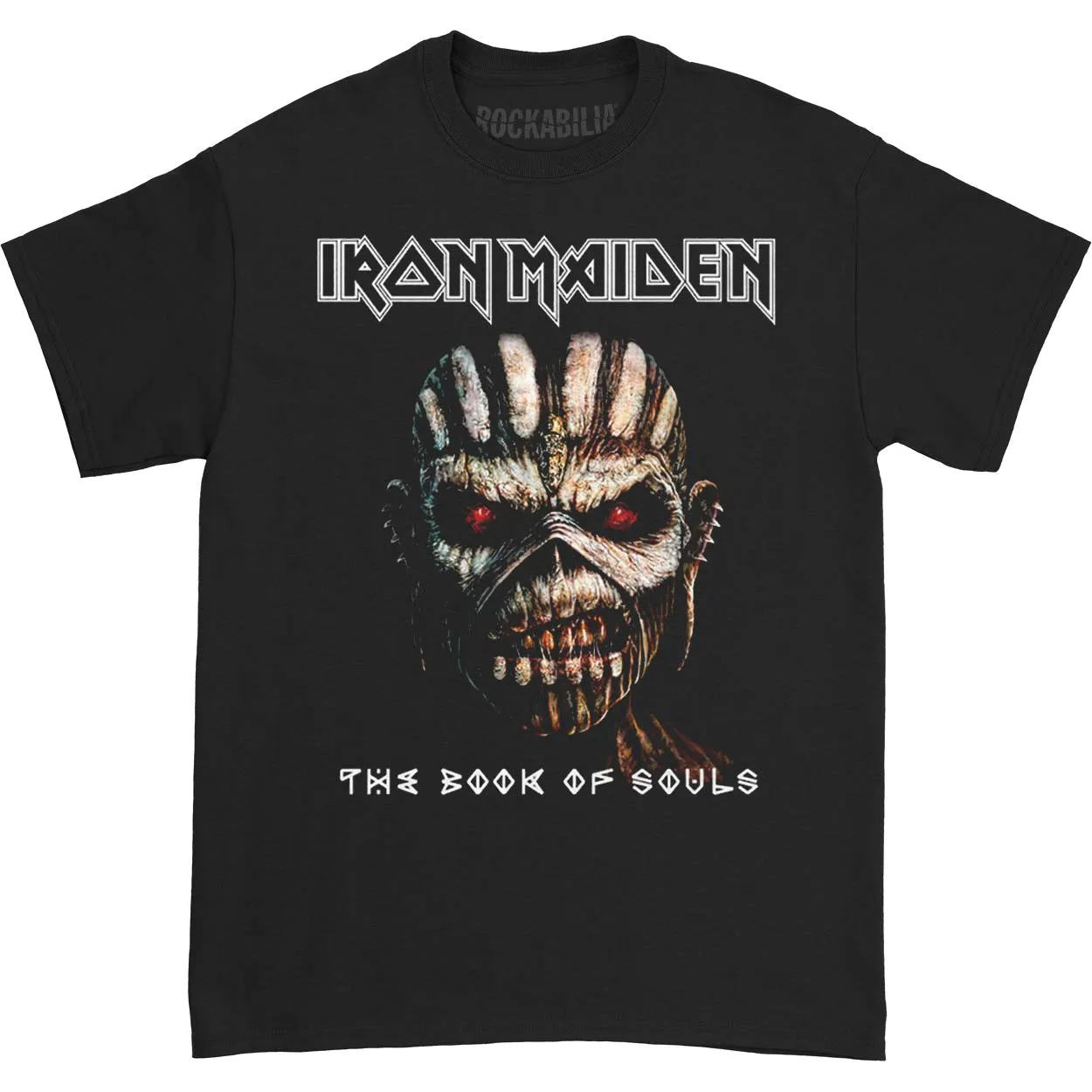 The Book Of Souls T-shirt sold by Rockabilia