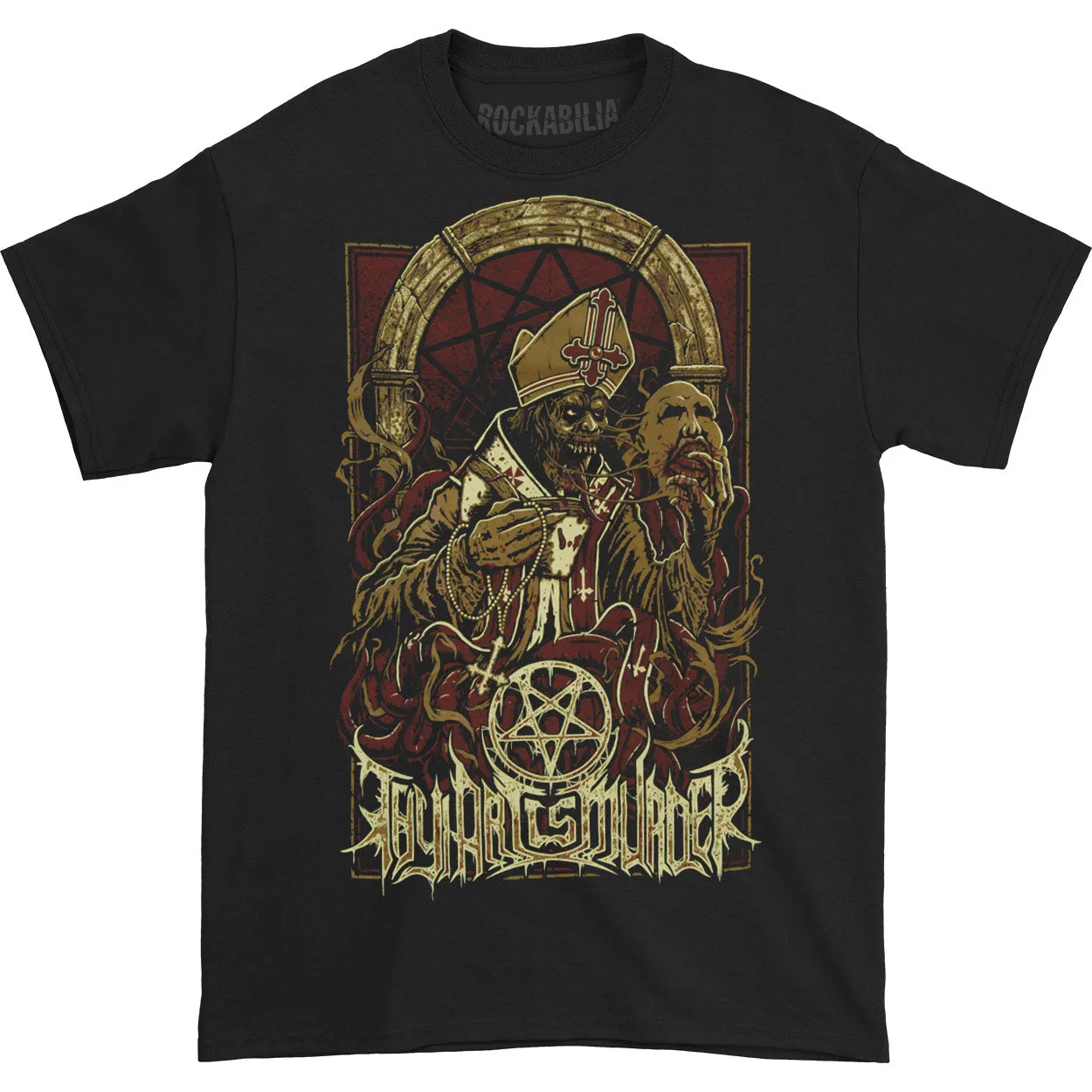 Evil Pope T-shirt sold by Rockabilia