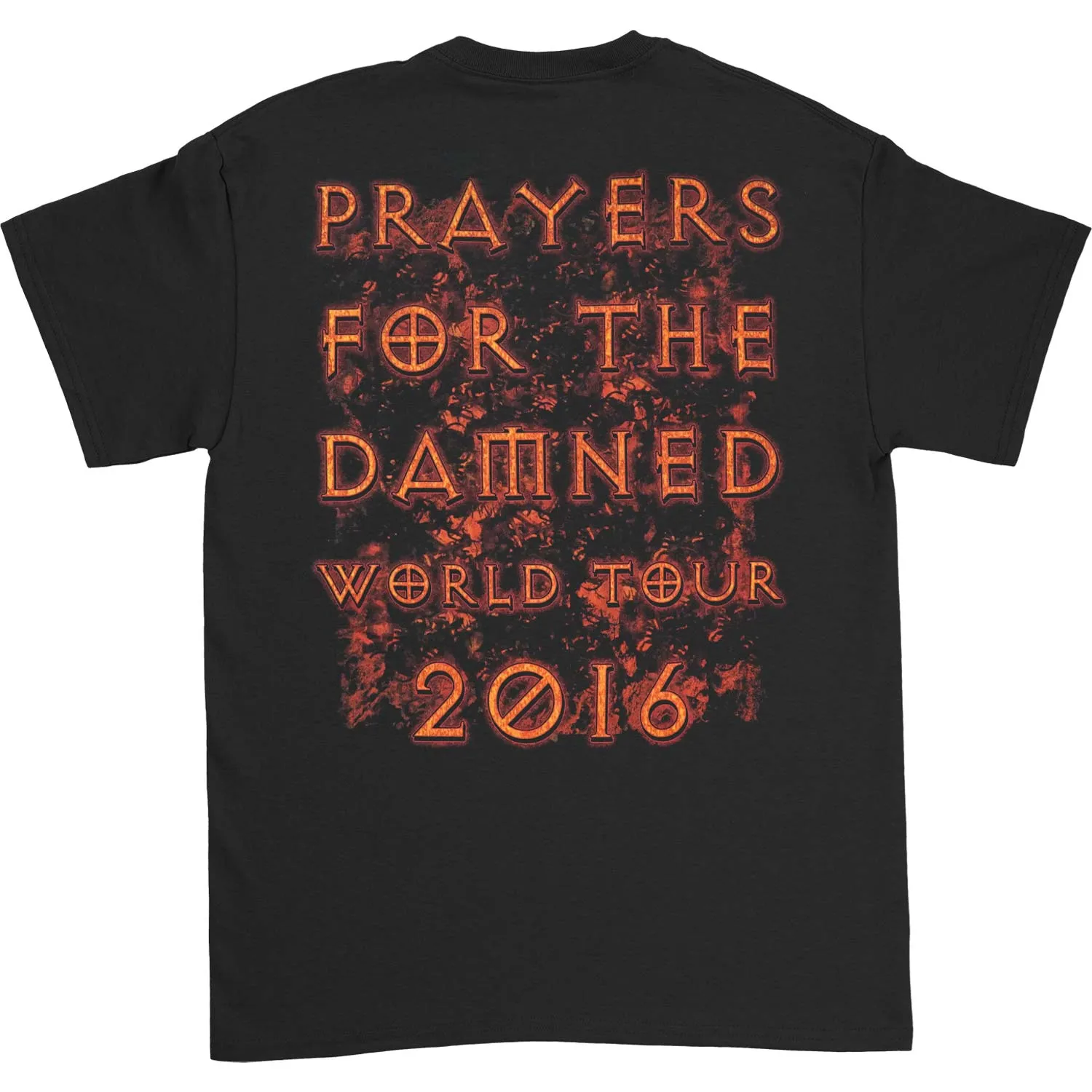Damned 2016 Tour Tee T-shirt sold by Rockabilia product image thumbnail 2