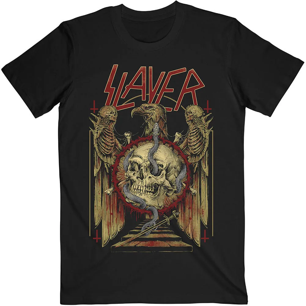 Slayer Eagle & Serpent Slim Fit T-shirt sold by Rockabilia