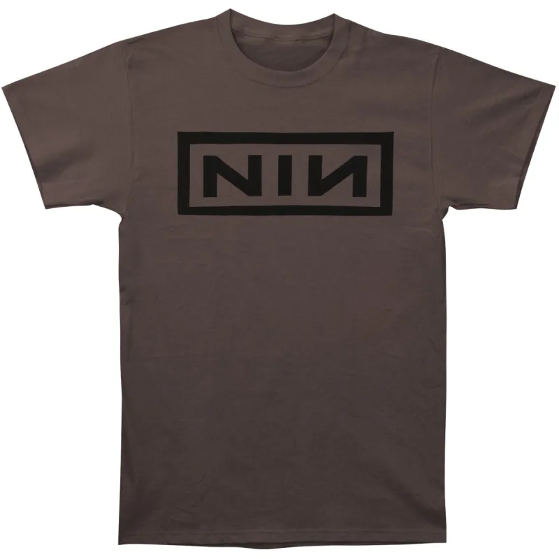 Black Logo On Charcoal Slim Fit T-shirt sold by Rockabilia