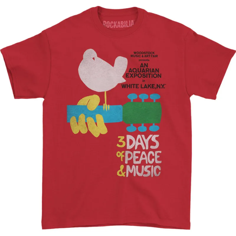 Woodstock Poster T-shirt sold by Rockabilia