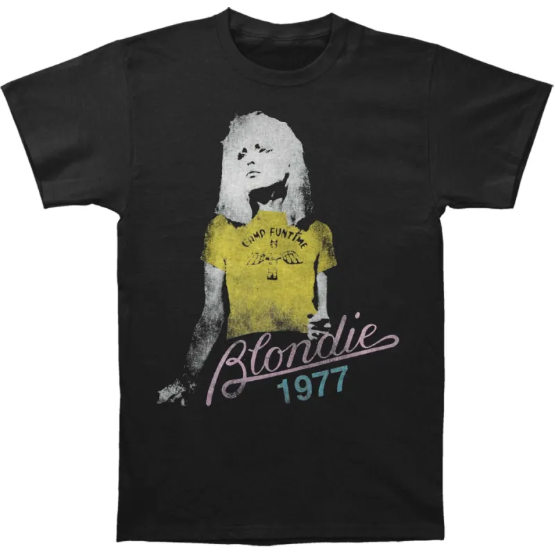 Blondie 1977 Slim Fit T-shirt sold by Rockabilia