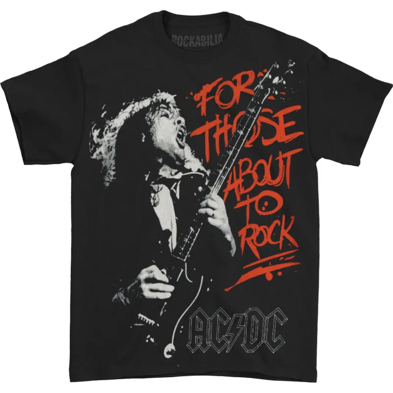 For Those About To Rock T-shirt sold by Rockabilia