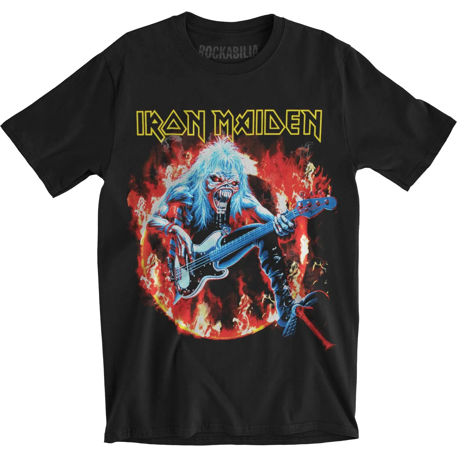 Fear Live Flames Slim Fit T-shirt sold by Rockabilia