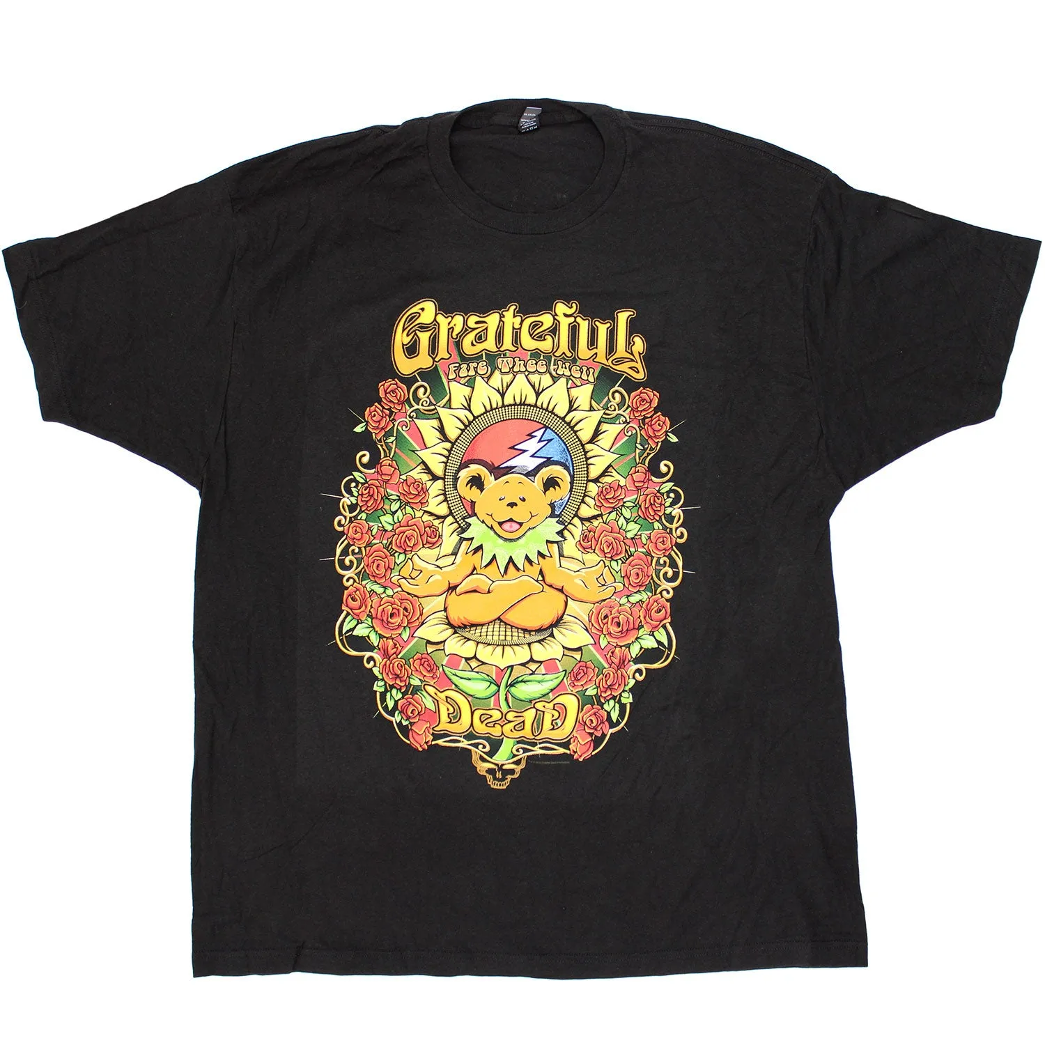 Fare Thee Well Meditating Bear T-shirt sold by Rockabilia