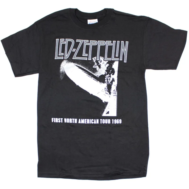 First N.A. Tour 1969 Tee T-shirt made by Led Zeppelin