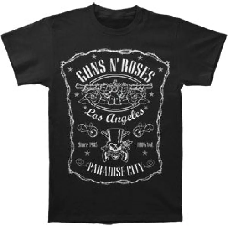 Paradise City Label T-shirt made by Rockabilia