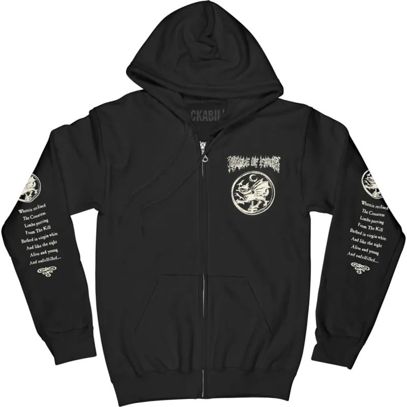 Cruelty And The Beast Zippered Hooded Sweatshirt sold by Rockabilia