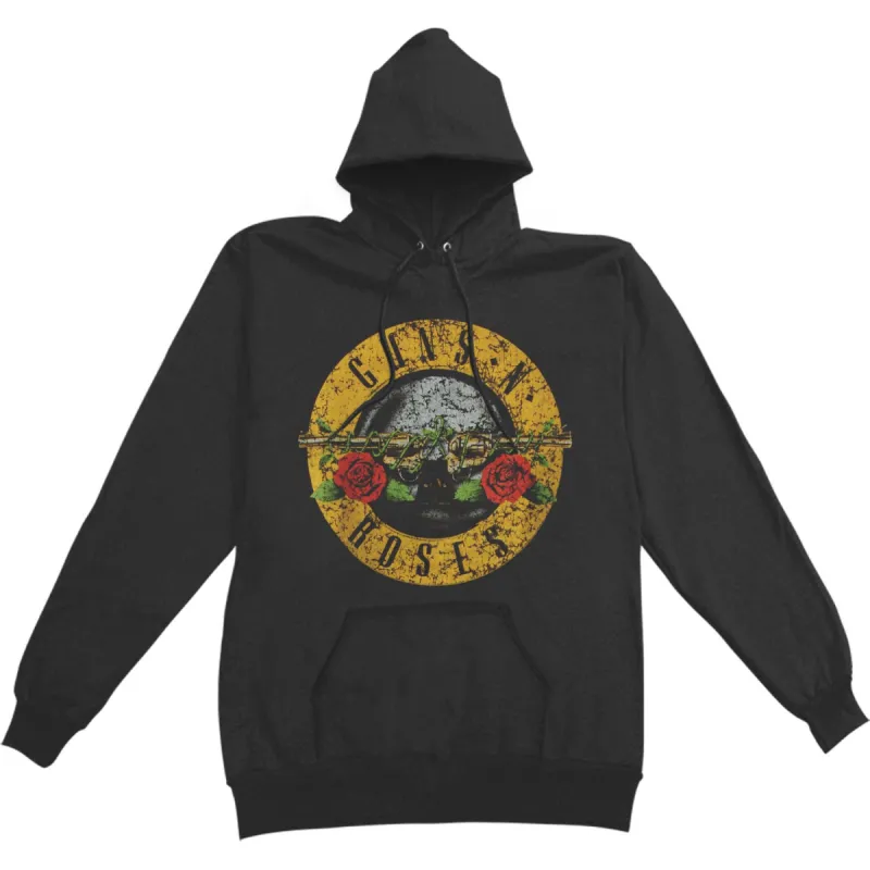 Distressed Classic Logo Hooded Sweatshirt sold by Rockabilia