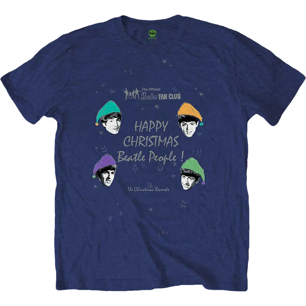 Happy Christmas Slim Fit T-shirt sold by Rockabilia
