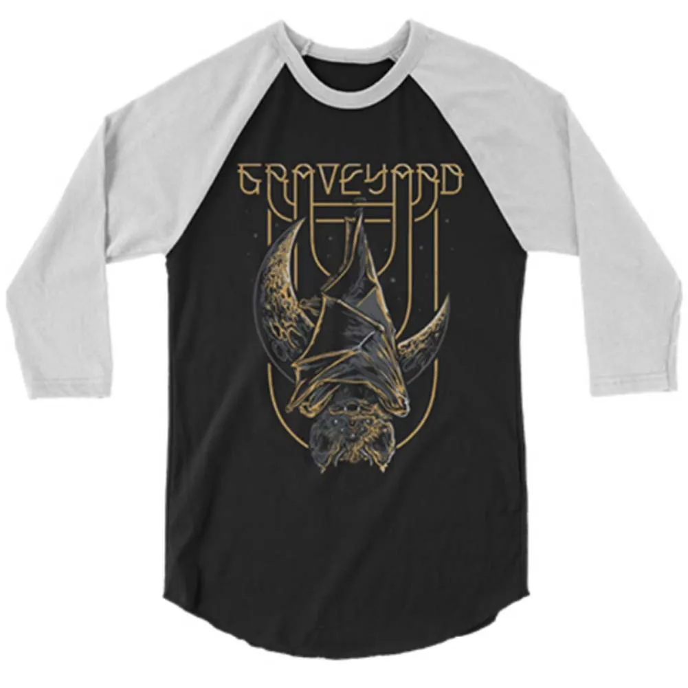 Batmoon Rising Raglan (Black/White) Baseball Jersey sold by Rockabilia