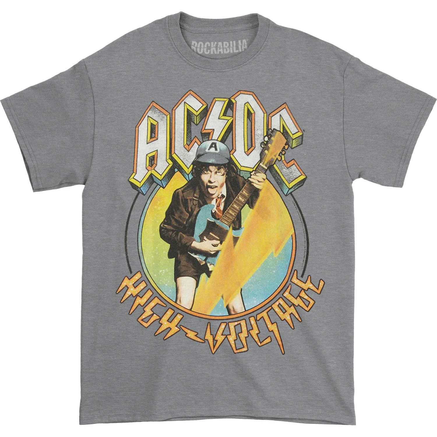 Blue Yellow Voltage T-shirt sold by Rockabilia