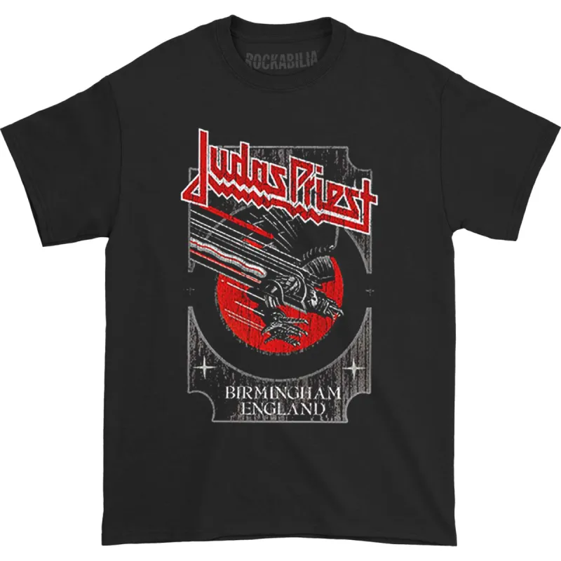 Silver and Red Vengeance Slim Fit T-shirt sold by Rockabilia