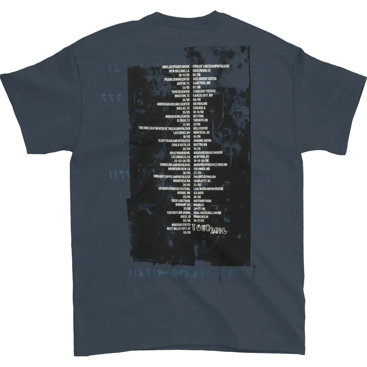 2016 Tour T-shirt sold by Rockabilia product image thumbnail 2